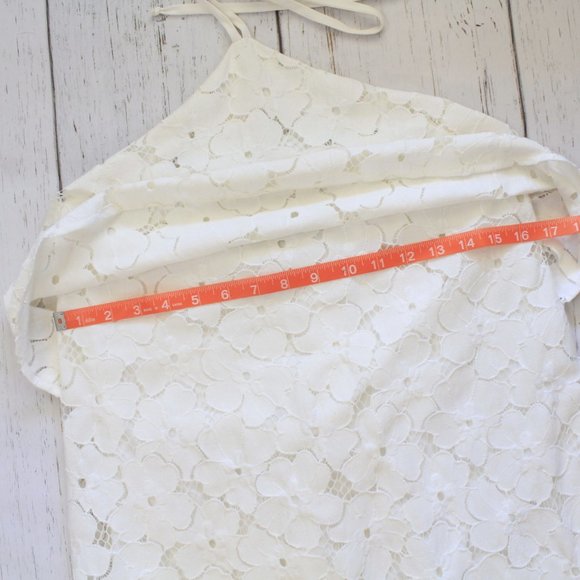 Trina Turk White Lace Halter Dress - Picture 13 of 16